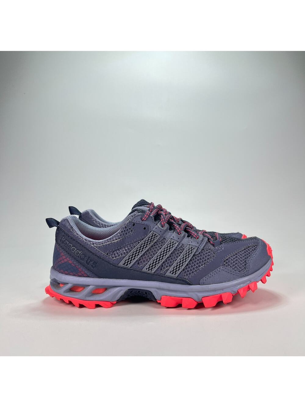 Adidas Kanadia 5 TR Grey Prism Blue Trail Running Shoes G97047 Women's Size 6